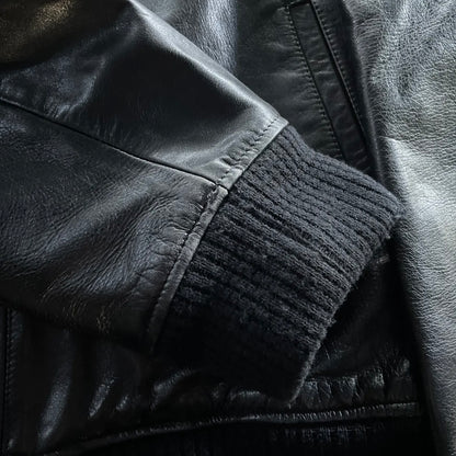 1991aw yohji yamamoto 6.1 the men Go yohji Go pin-a2 leather jacket M