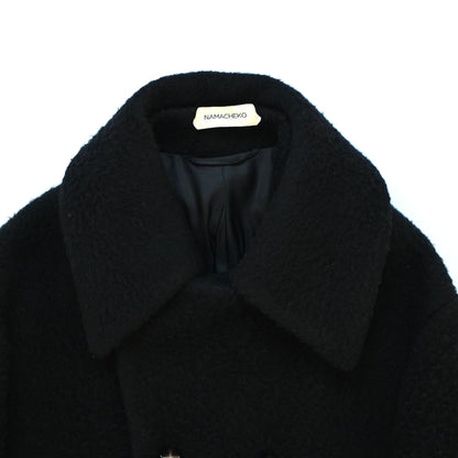 2018aw namacheko shetland wool pea coat M
