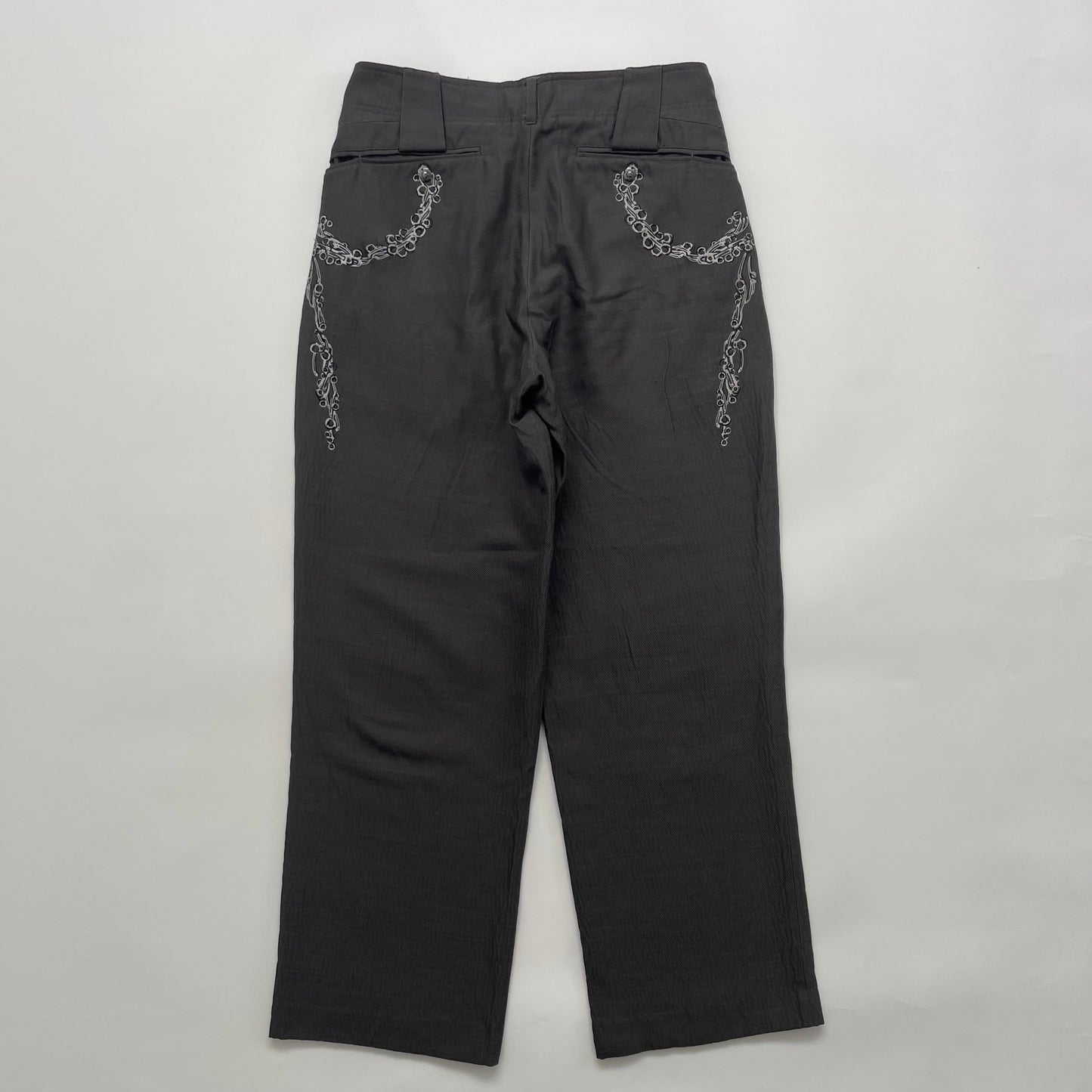 2022aw kiko kostadinov gray pune trousers 46