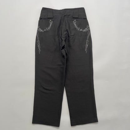 2022aw kiko kostadinov gray pune trousers 46