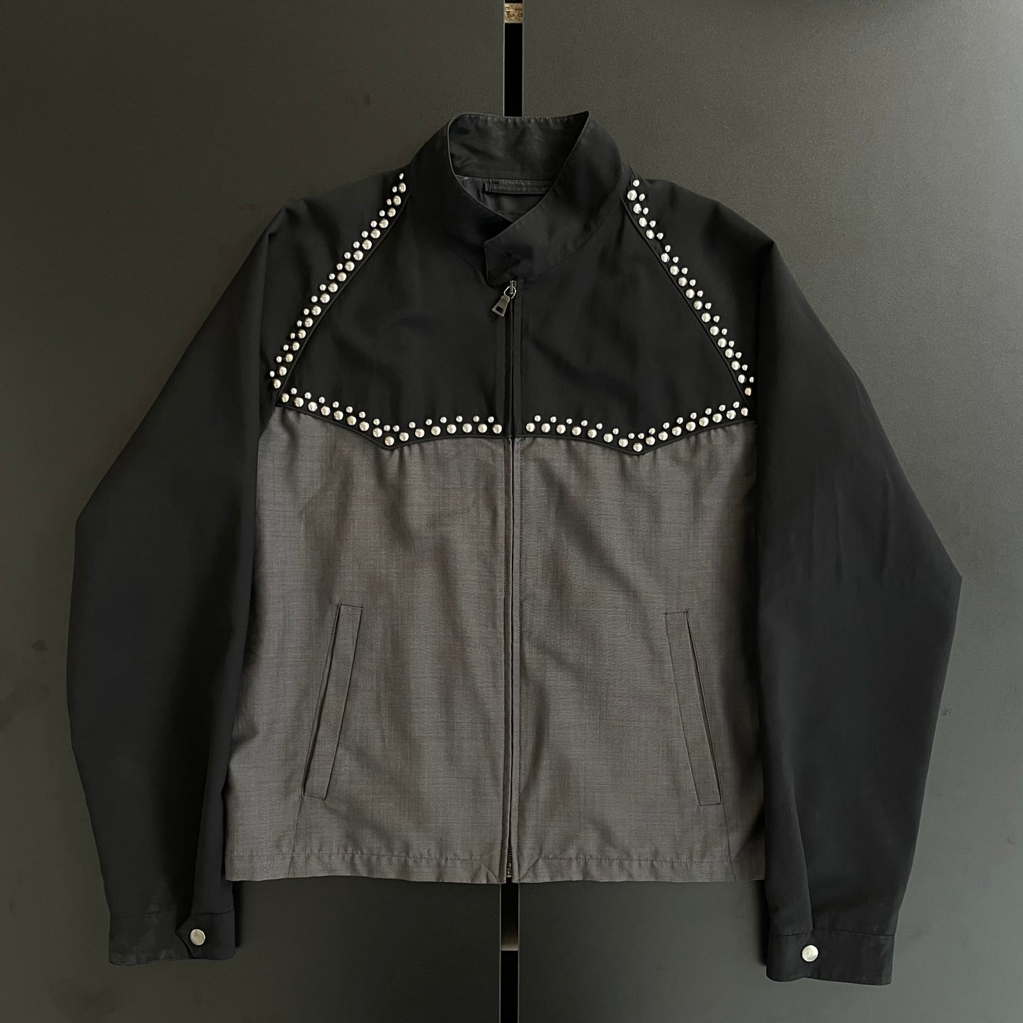 2012ss prada western studs blouson 52