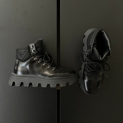 2022aw prada brushed spazzolato leather brixxen half-boot 7