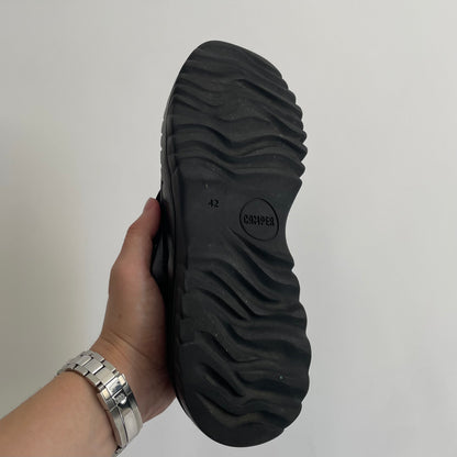 2019aw kiko kostadinov camper velcro leather shoes 43