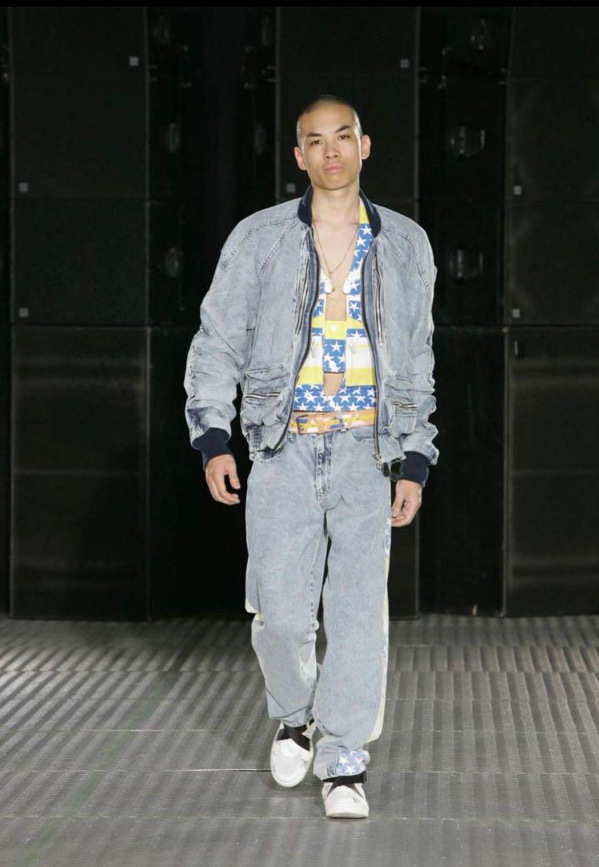 2006ss bernhard willhelm Shirring process bomber jacket M