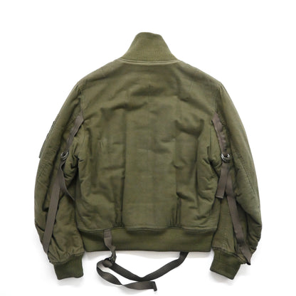 2003aw helmut lang bondage cotton bomber jacket 46