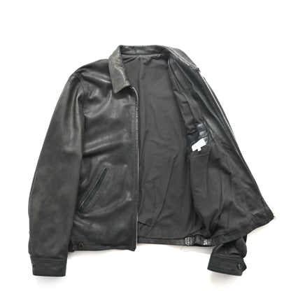 1990s agnes b gemuine leather jacket 1