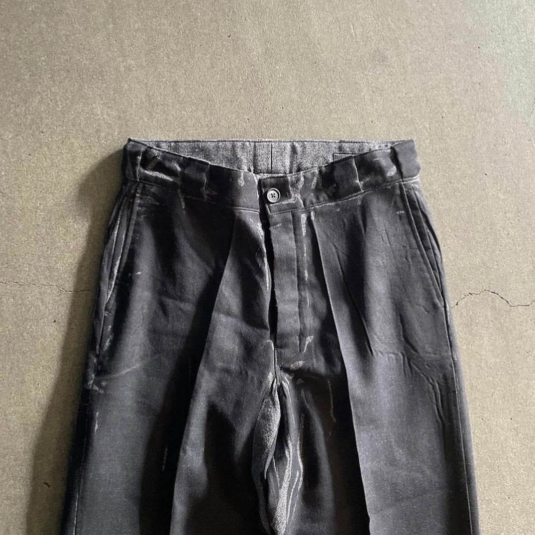 2018aw prada paint wool slacks 44