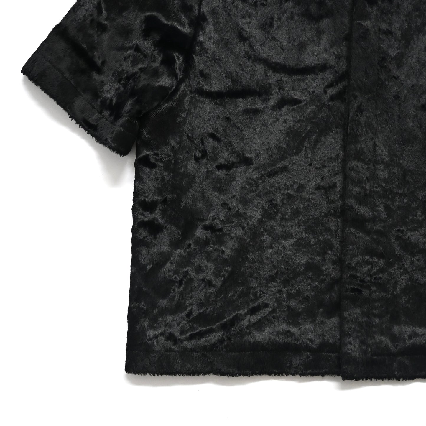 2021ss 1017 alyx 9sm  camp collar faux pony hair shirt 46