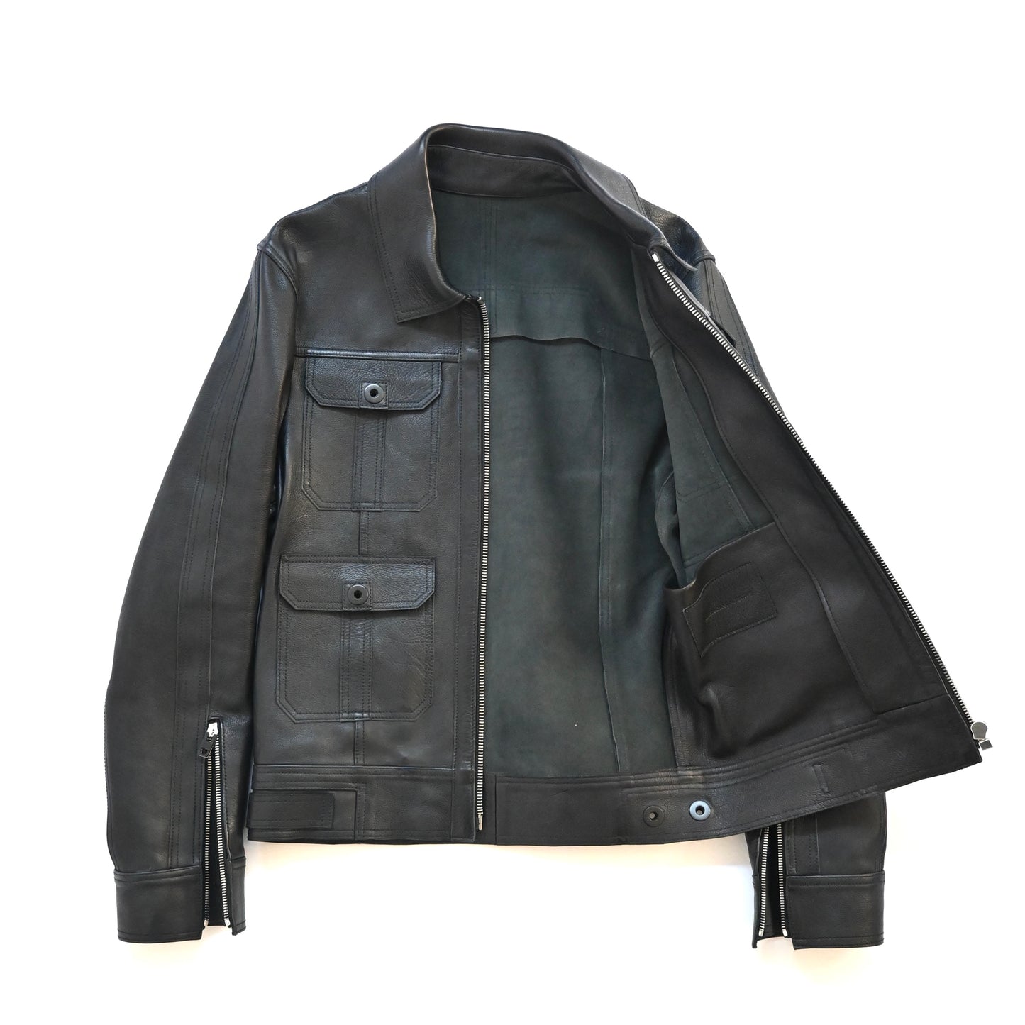 2011aw balenciaga mulch pocket cow leather jacket 46 by nicolas ghesquiere