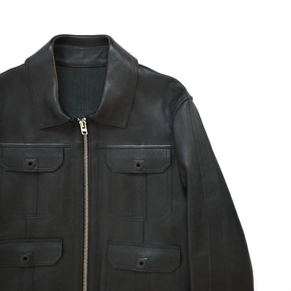 2011aw balenciaga mulch pocket cow leather jacket 46 by nicolas ghesquiere