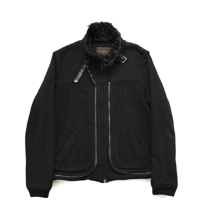 2006aw undercover arts＆crafts fur docking wool blouson 3