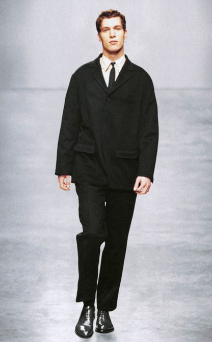 1998aw prada wool long coat S