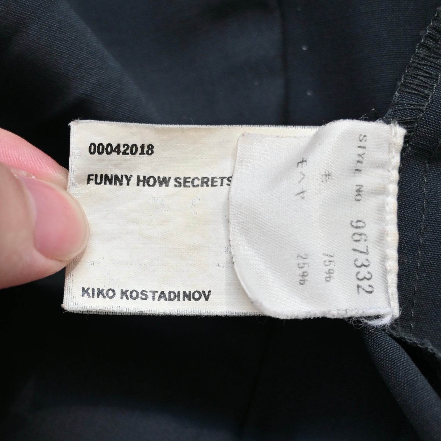 2018ss kiko kostadinov dolarhyde jumpsuit XS