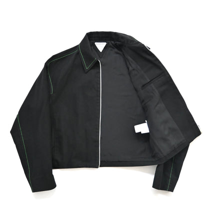 2022ss bottega veneta heavy weight cotton twill jacket 46