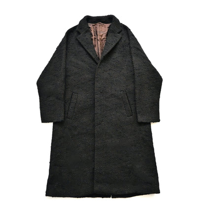 2002aw prada tweed wool chesterfield coat 46