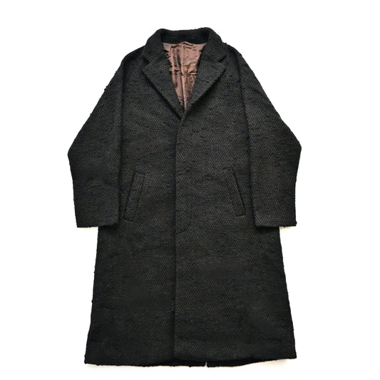 2002aw prada tweed wool chesterfield coat 46