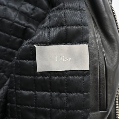 2008aw dior homme A-2 lamb leather jacket 44 by kris van assche