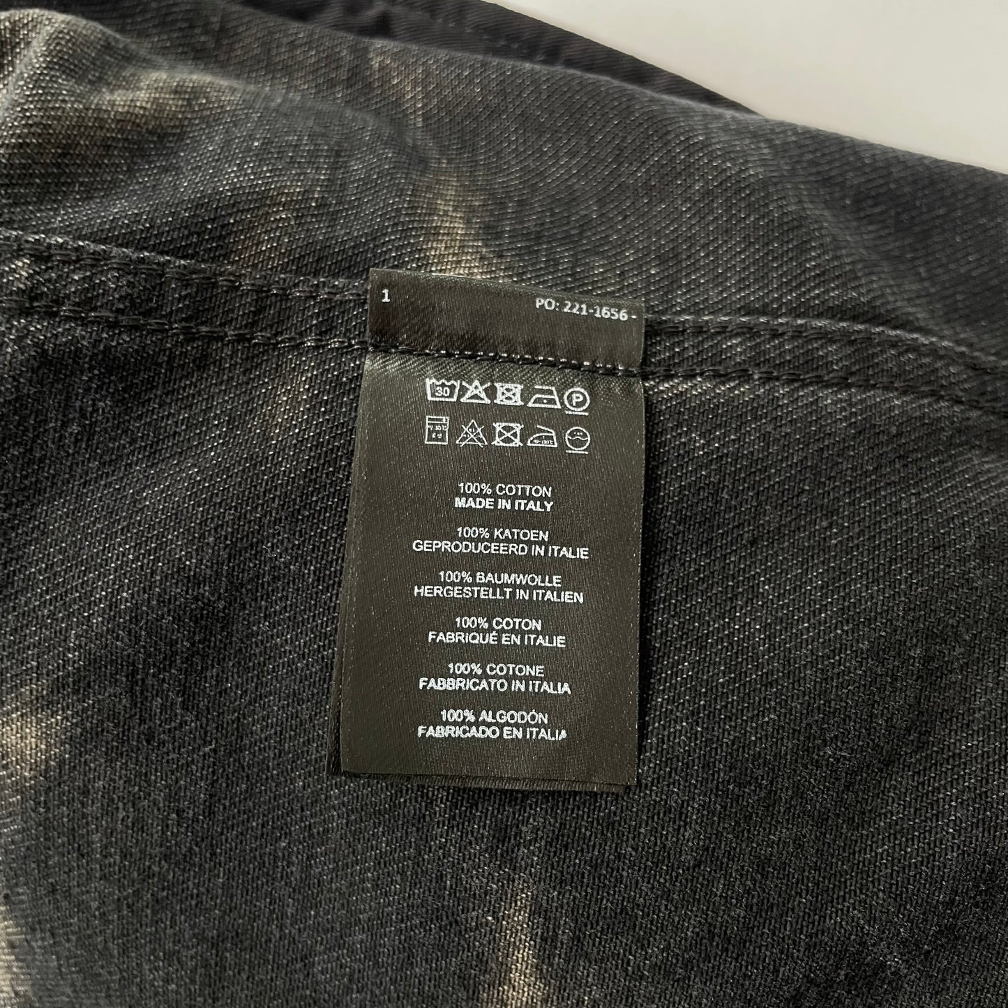 2022ss dries van noten breached denim jacket L