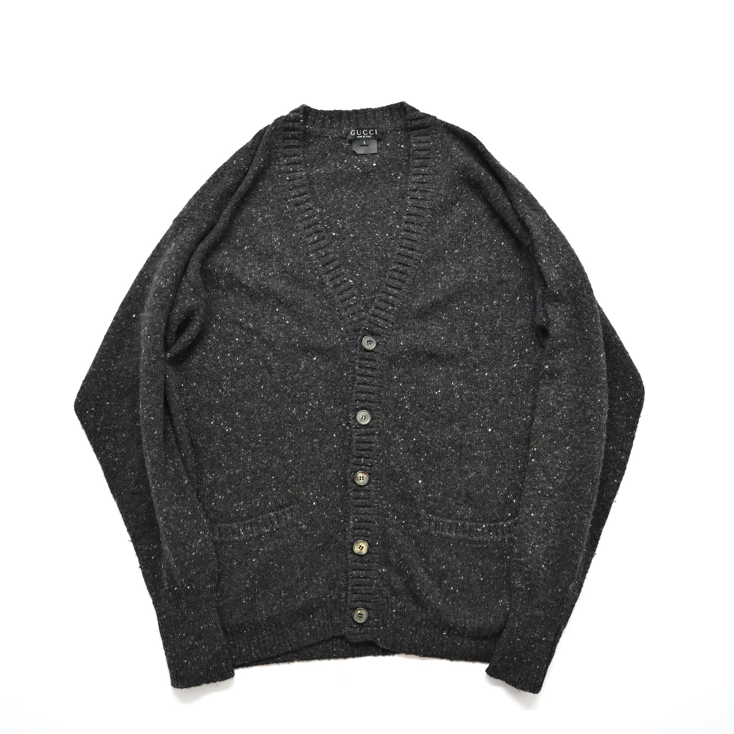 1990s gucci tweed wool cardigan L by Tom ford