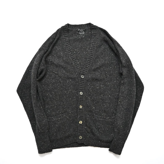 1990s gucci tweed wool cardigan L by Tom ford
