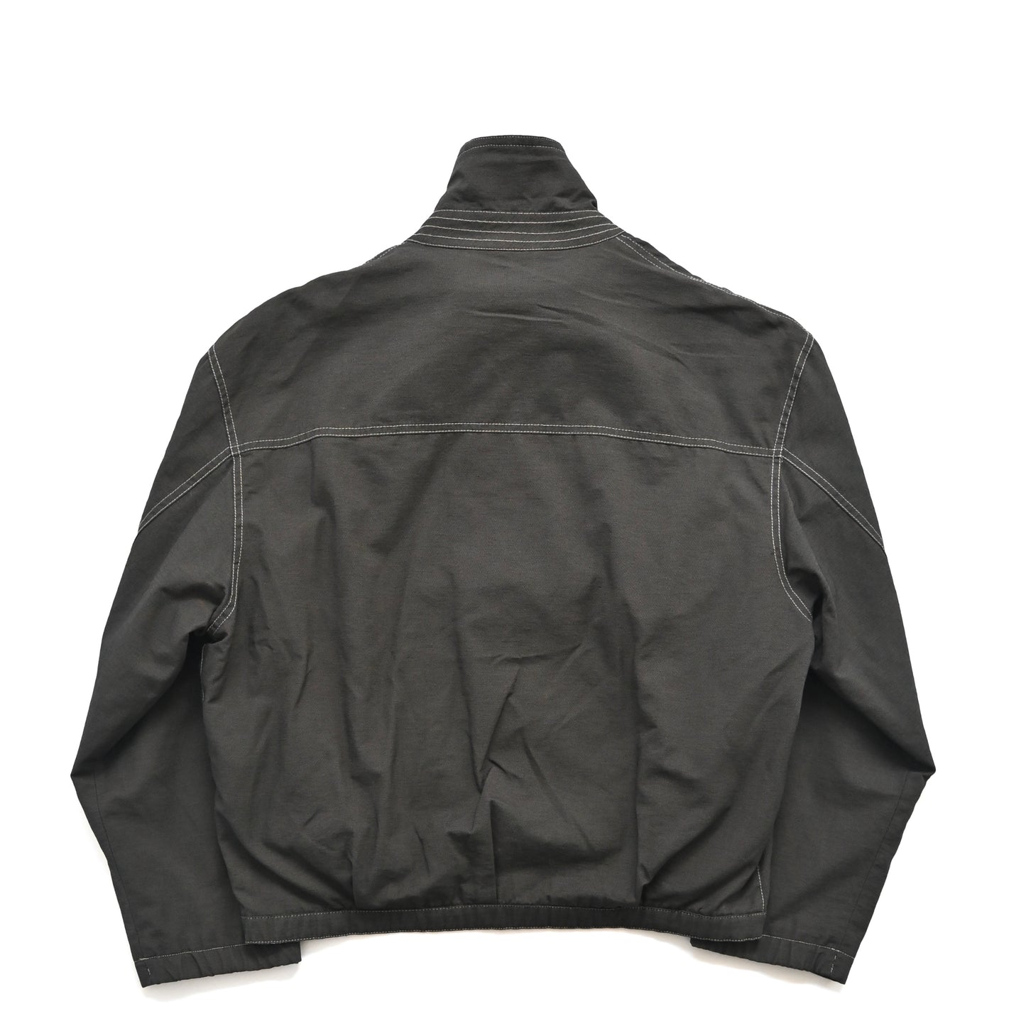 1993aw giorgio armani high neck cotton bomber jacket 50