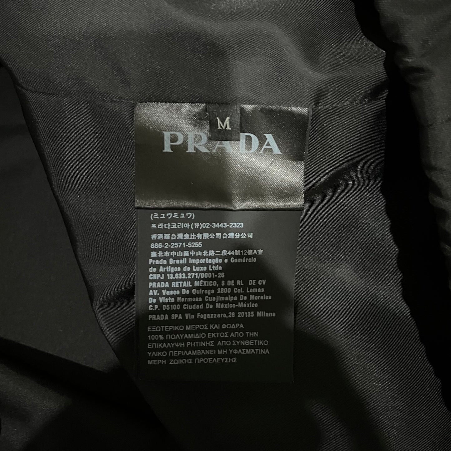 2020ss prada sgb407 anorak nylon hoodie M