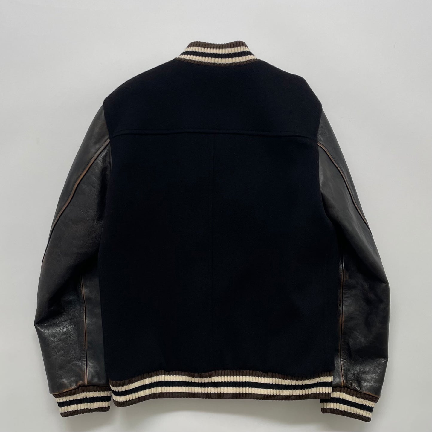 2014aw prada virgin wool varsity jacket 48