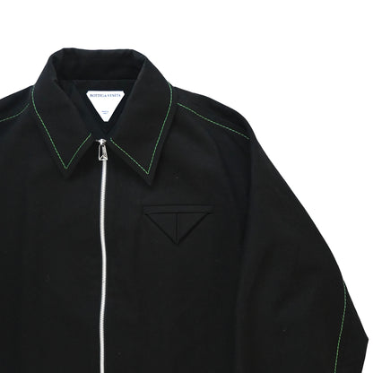 2022ss bottega veneta heavy weight cotton twill jacket 44