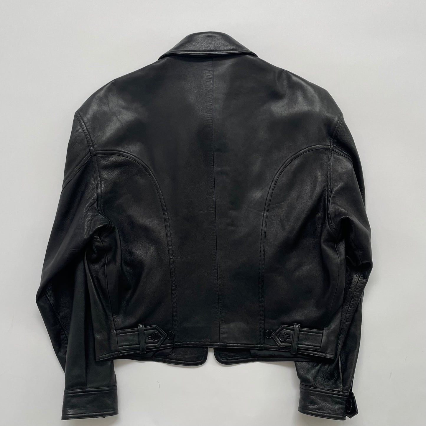 1980s gucci short leather blouson 50