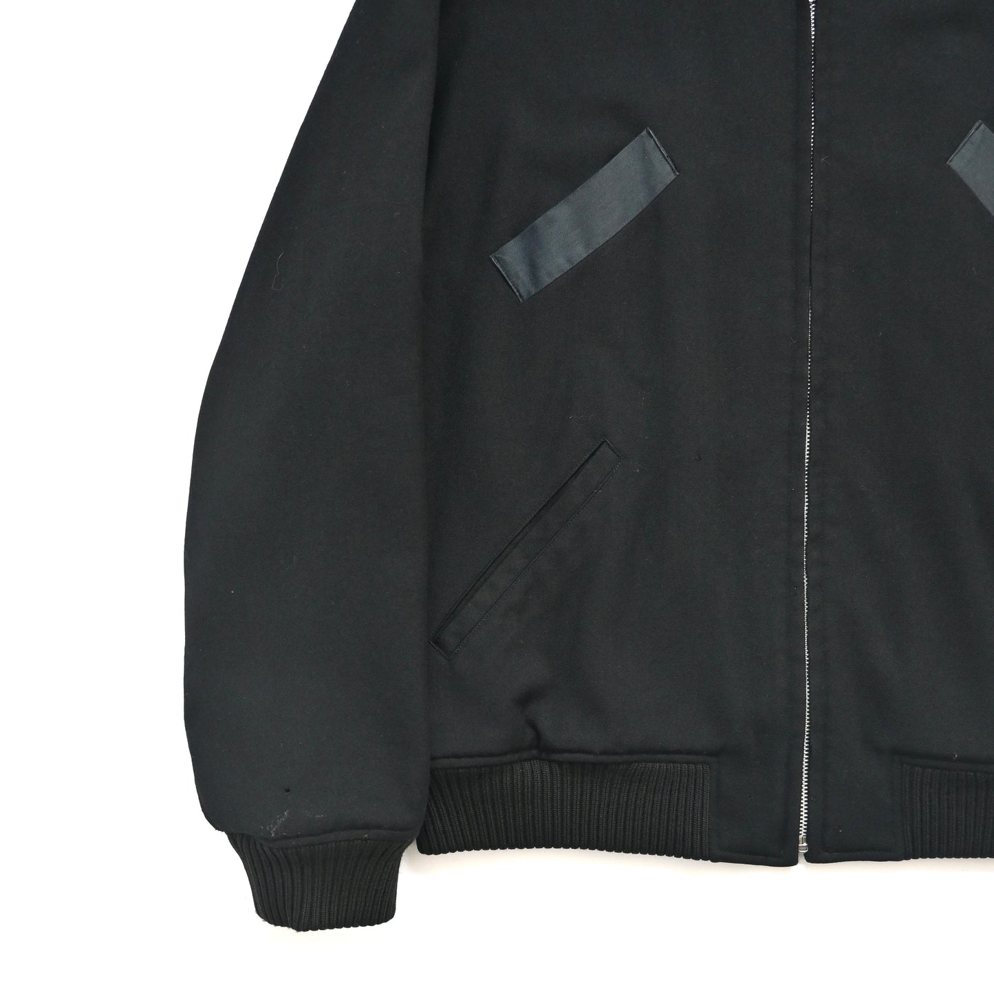 1980s comme des garcons homme mulch pocket wool bomber jacket M