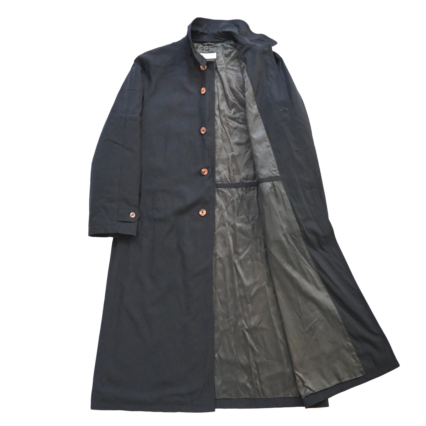 1990s giorgio armani cotton long coat 48