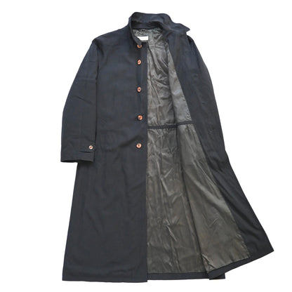 1990s giorgio armani cotton long coat 48