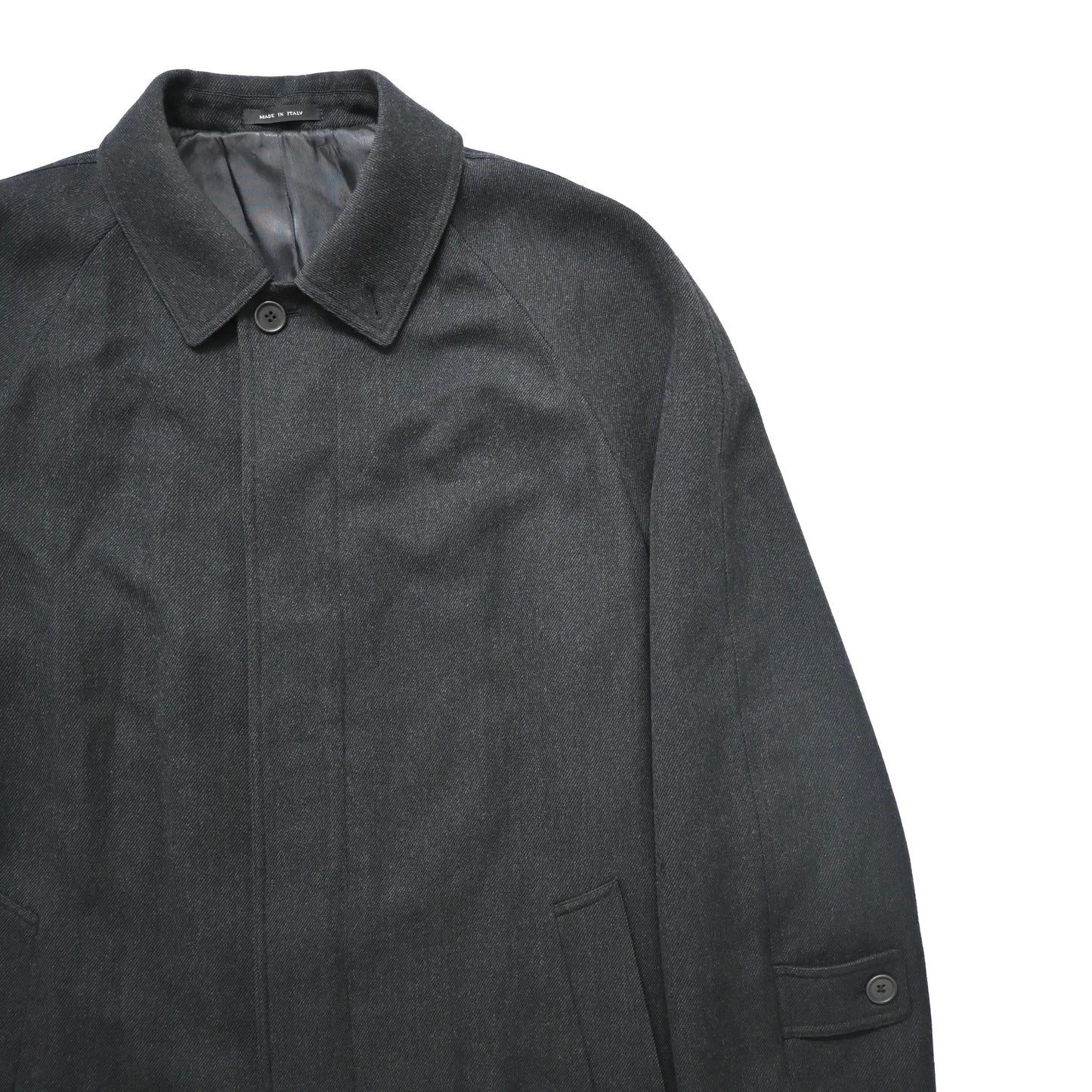 1990s emporio armani wool coat 48