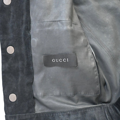 2001aw gucci cow suede leather jacket 44 by Tom ford
