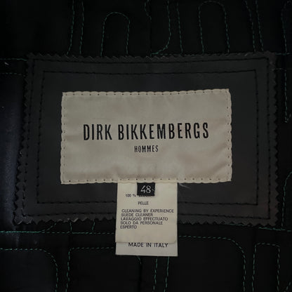 1997aw dirk dirk bikkembergs cow leather jacket 48