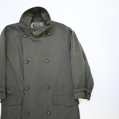 1990s giorgio armani wool double long coat 50