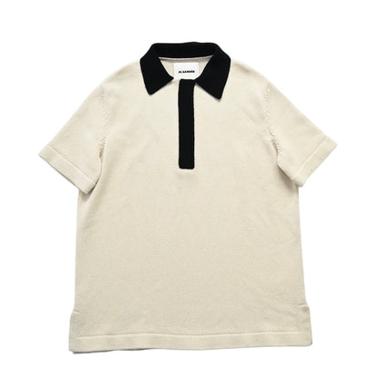 2022ss jil sander heavy cotton polo shirt 48