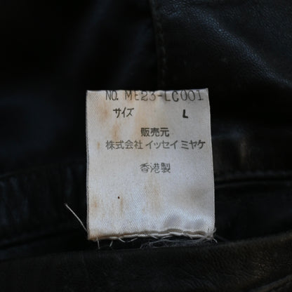 1992ss issey miyake lamb leather flight jacket L