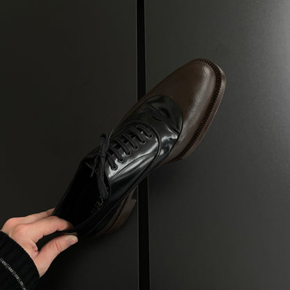 2022aw prada leather rubber shoes 8