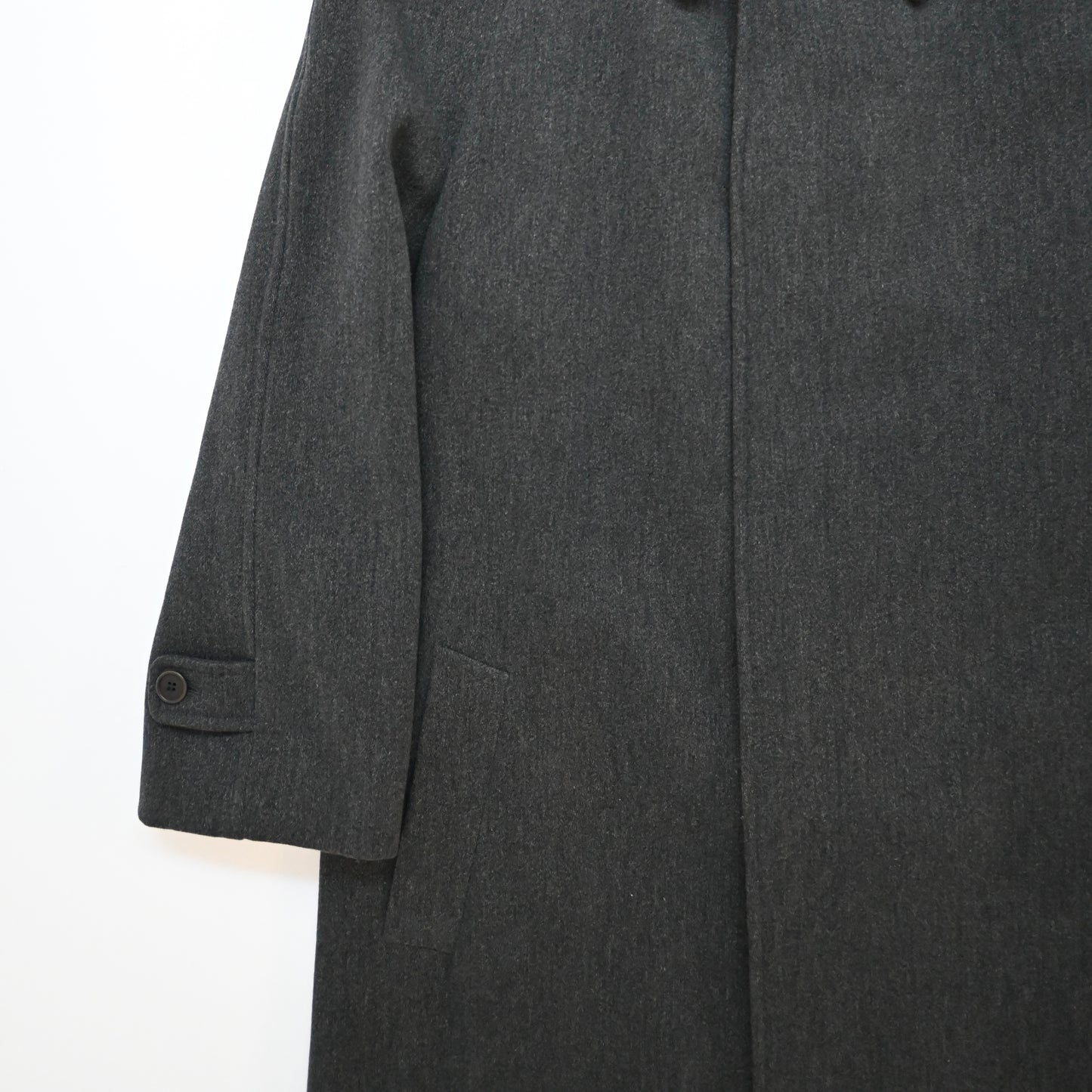 1990s giorgio armani wool long coat 48