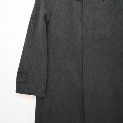 1990s giorgio armani wool long coat 48