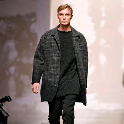 2007aw prada gradation heavy wool coat M