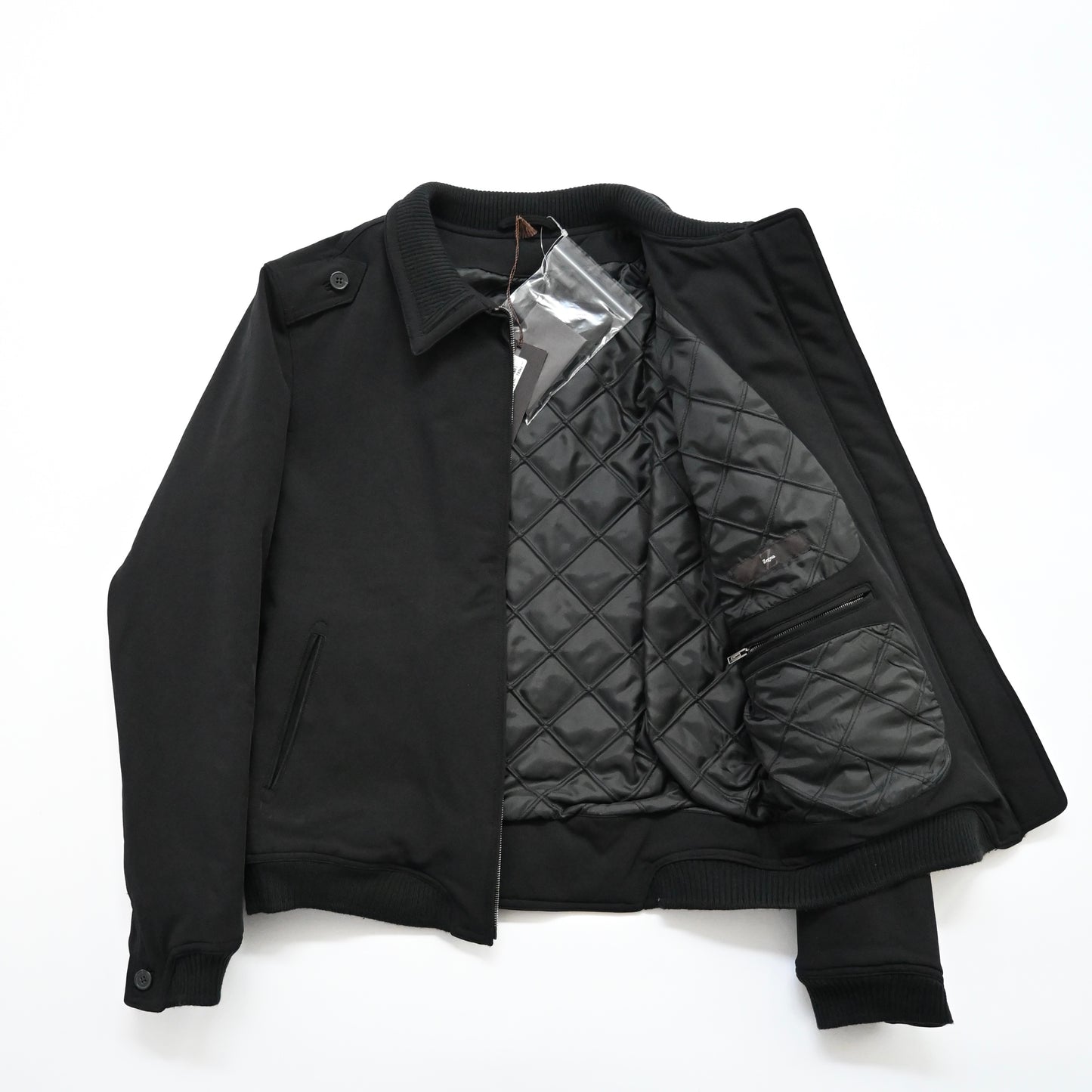 2000s ermenegildo zegna nylon padded blouson 52