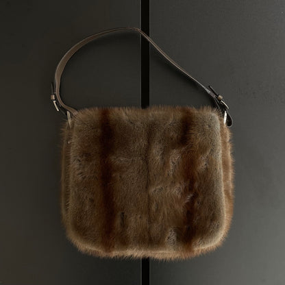 1996ss gucci fur handbag by Tom ford