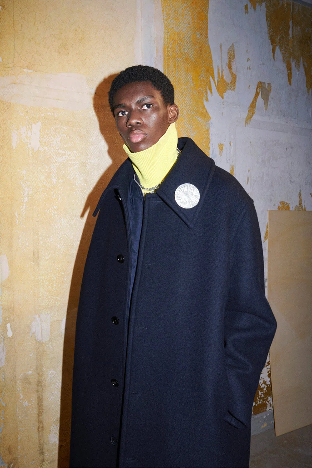 2021aw jil sander single breasted wool balmacaan coat 48