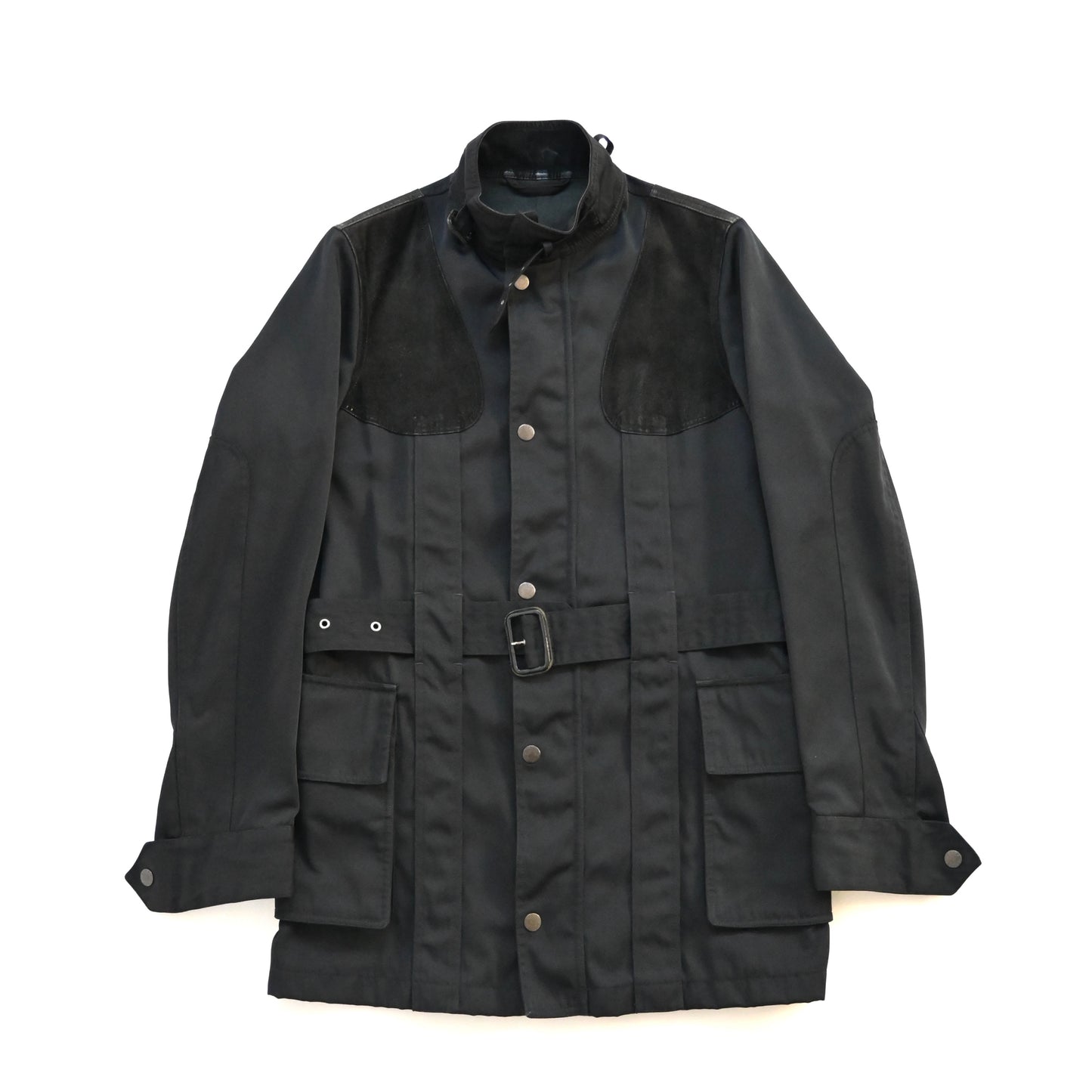 2004aw gucci suede docking  nylon field Jacket 44