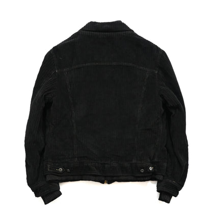 2000s dolce&gabbana corduroy layered jacket 54
