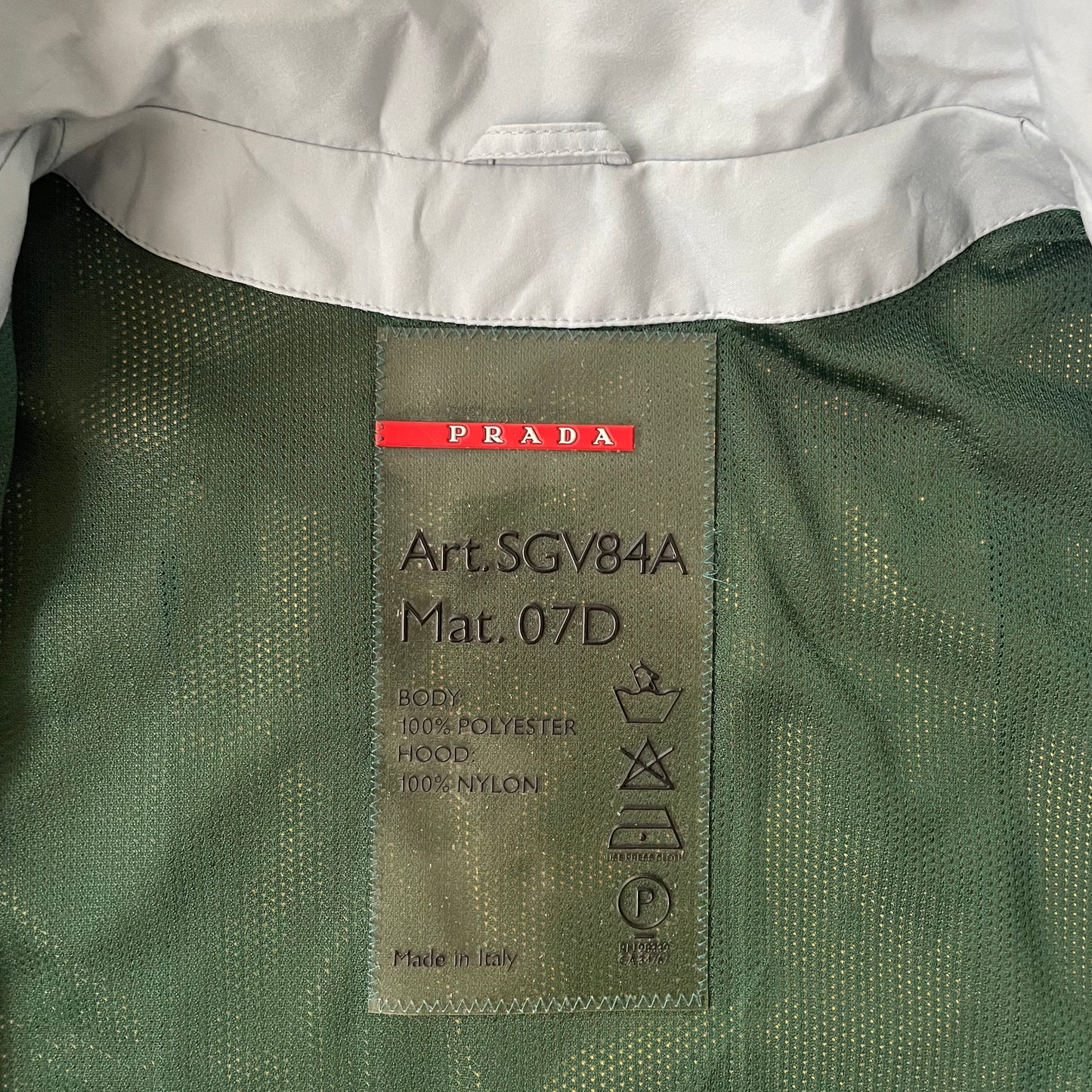 2000s prada sports sgv84a Gore-Tex blouson 50