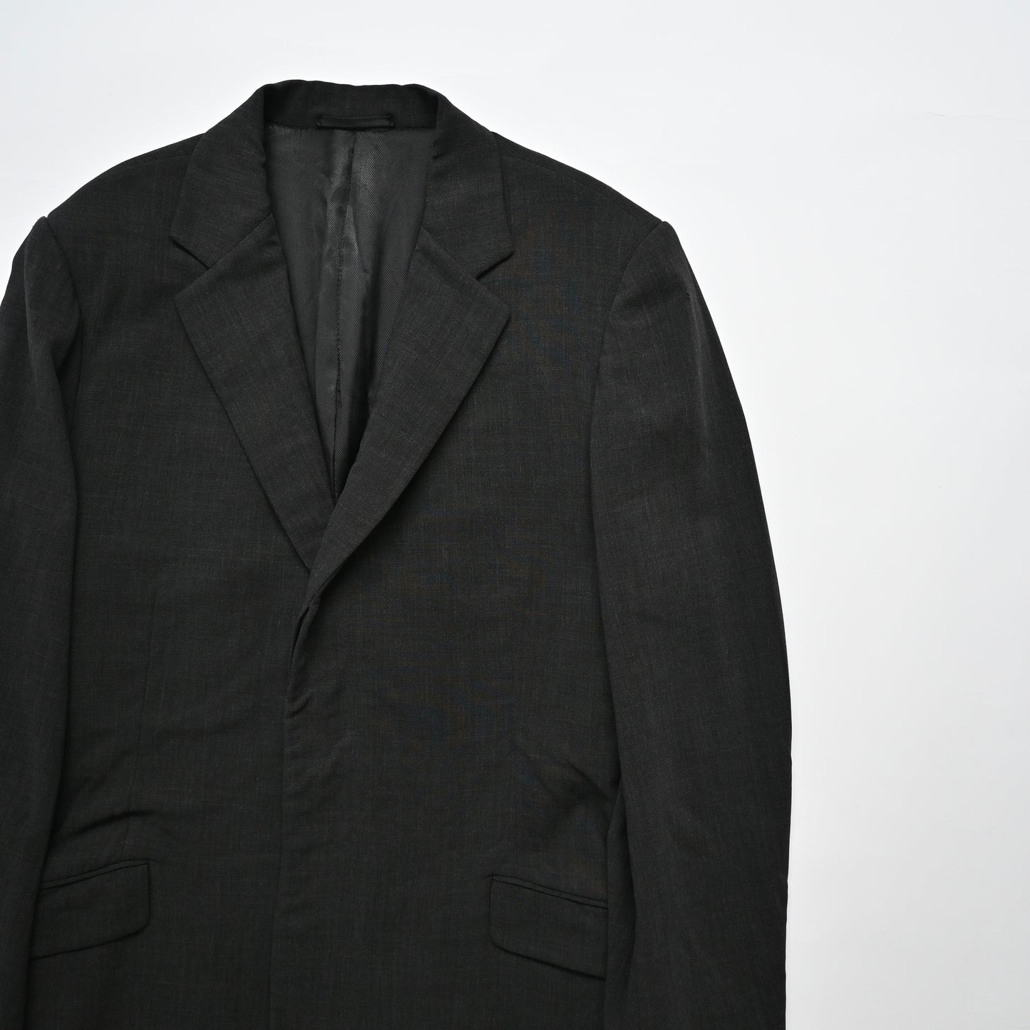 1998aw prada wool half coat 48