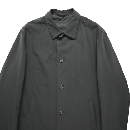 1990s prada polyester long coat L